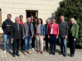 Ruth Müller mit Mitgliedern des Kreisvorstandes des BBV und SPD-Mitgliedern