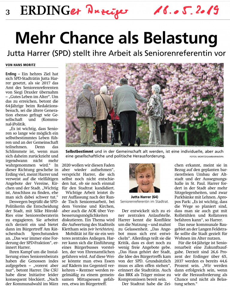 Mehr Chance als Belastung